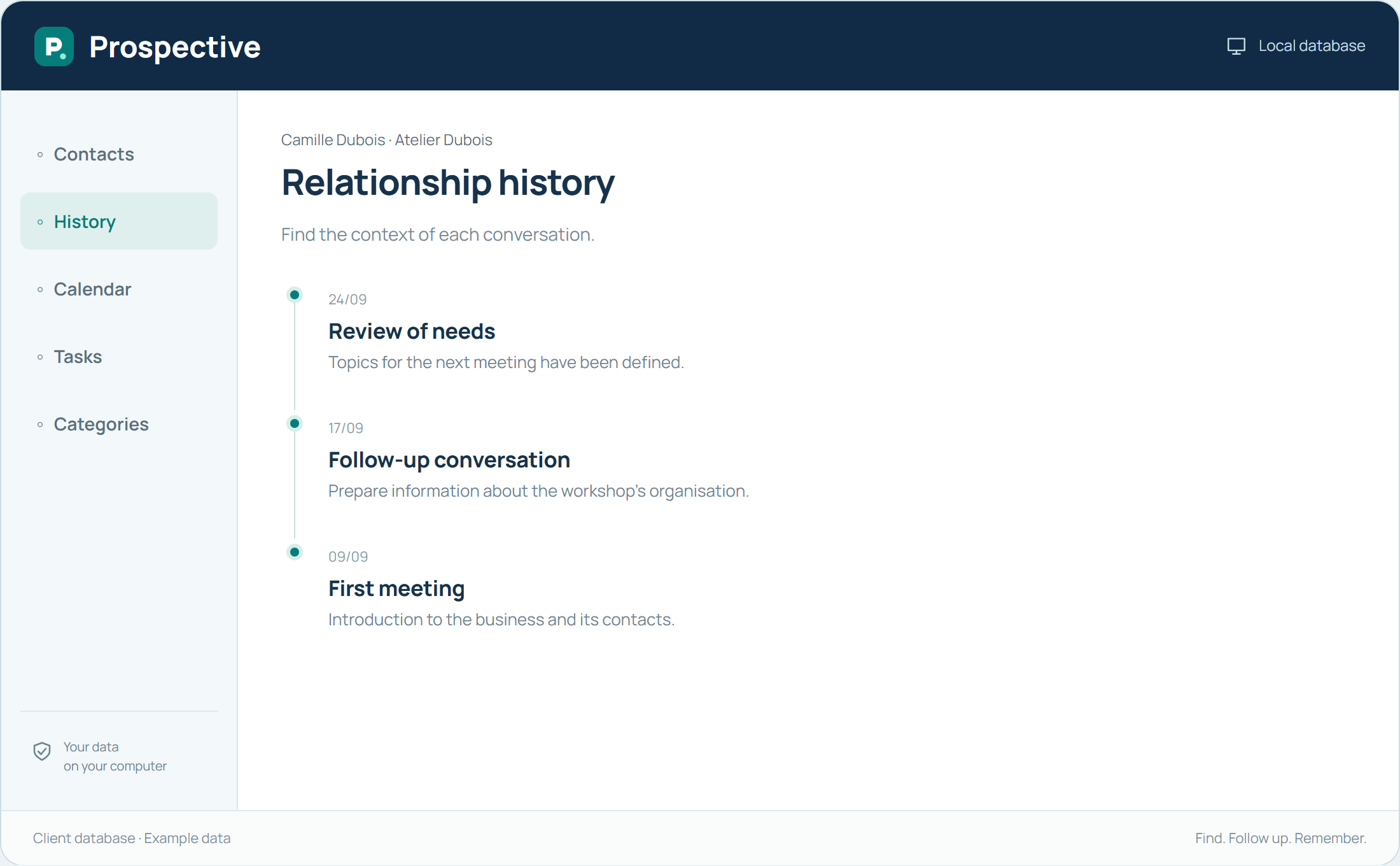 Prospective — History